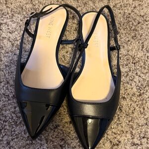 Nine West Black Patent Leather Heels